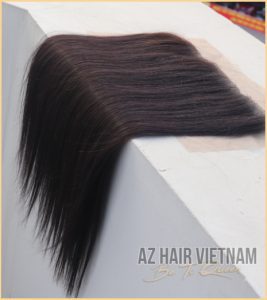 Hair extensions bone straight hair by az hair vietnam best quality no synthetic fiber
