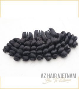 Deep curly hair extensions natural color with best quality and wholesale price list.