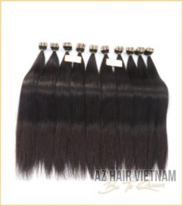Tape hair extensions natural color best quality real tape hair wholesale price list