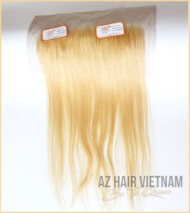 Frontal straight color blonde