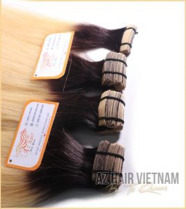 Tape Hair Real Tape Hair Extensions AZ HAIR VIETNAM Best Quality Virgin Hair Vietnamese Ombre Color