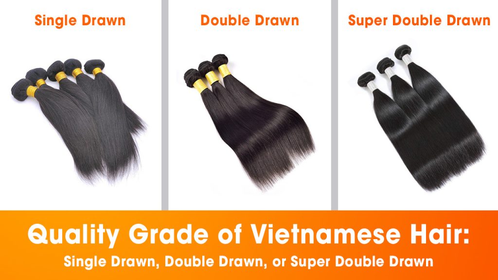 Quality grade of Vietnamese Human Hair Extensions