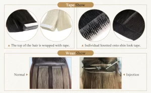 The Differences about Tape-in Hair Extensions & Invisible Tape-in Hair Extensions