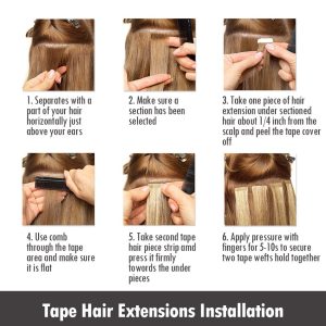 Clip-in vs. Tape-in Extensions: A Convenient Hair Battle