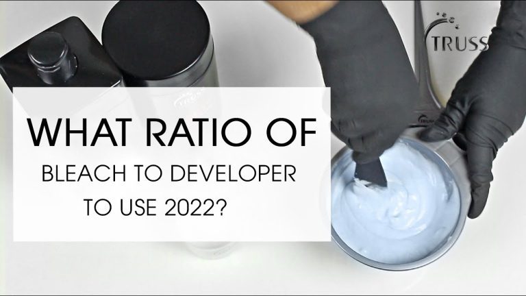 What Ratio Of Bleach To Developer To Use 2022