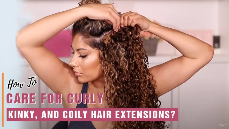 how to care for curly, kinky, and coily hair extensions