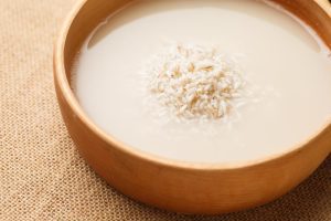 rice-water-in-a-wooden-bowl