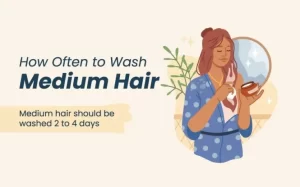 how to wash medium hair