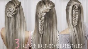 Half-up-half-down-hairstyles-The-Trendiest-Hairstyles-You-Shouldn't-Miss-2023