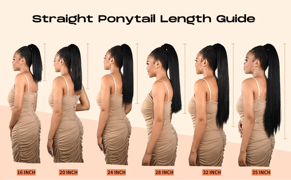 ponytail length guide