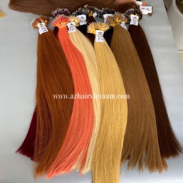 Colored-Nano-Tip-Hair-Extension-100%-Human-Hair-From-14″-32''