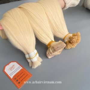 100%-Human-Hair-Extensions-Light-Blonde-Color-No-Mix-Synthetic-Wholesale-Price