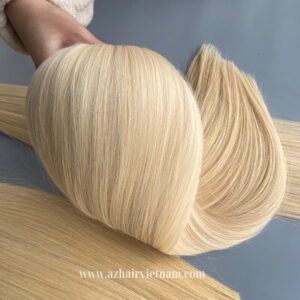 100%-Human-Hair-Extensions-Light-Blonde-Color-No-Mix-Synthetic-Wholesale-Price