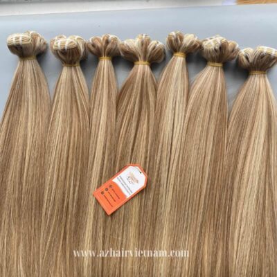 Human-Hair-Supplier-Weft-Hair-#613-mix-#5-Color-Extensions-Hair-Bundles