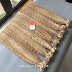 Human-Hair-Supplier-Weft-Hair-#613-mix-#5-Color-Extensions-Hair-Bundles