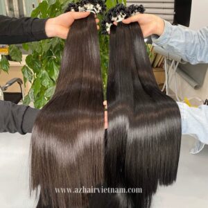 Natural-Color-Flat-Tip-100%-Vietnamese-Human-Hair-Factory-Price