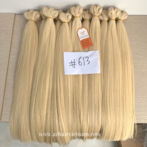 Premium-Quality-Hair-Weft-#613-Color-100%-Human-Hair-Extensions