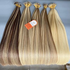 Supplier-Super-Double-Drawn-Nano-Tip-Highlight-Color-Human-Hair-Extensions