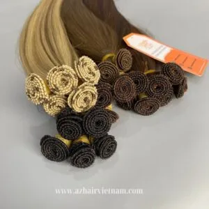 Wholesale-Price-Vietnamese-Colored-Hand-Tied-Weft-Hair-Extensions