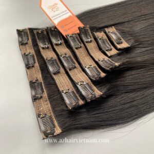 High-Quality-Clip-In-Hair-Extensions-Natural-Color-From-Vietnamese-Human-Hair