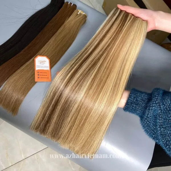 Luxury-Vietnamese-Weft-Human-Hair-Extensions-Color-Trend-Wholesale-Price