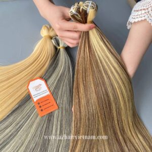 Machine-Weave-Hair-Extensions-Multiple-Colors-100%-High-end-Vietnamese-Human-Hair