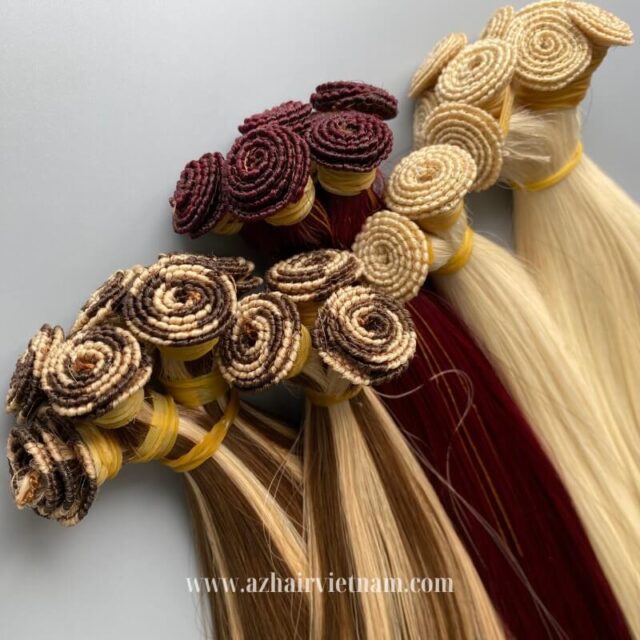 Vietnamese-Hand-tied-Weave-100%-Long-Lasting-Human-Hair-Extensions