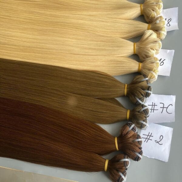 High-end-Vietnamese-Weft-Hair-Extensions-Latest-Color-Trend-12A-Grade-Quality