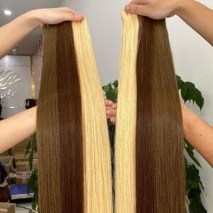 High-end-Vietnamese-Weft-Hair-Extensions-Latest-Color-Trend-12A-Grade-Quality