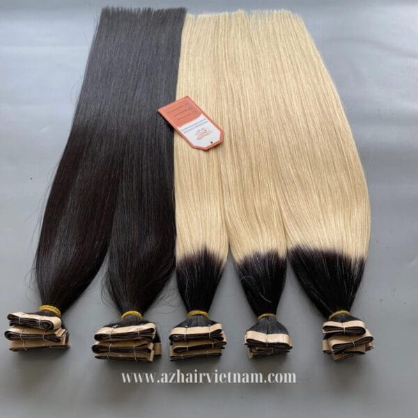 Luxury-Long-line-Tape-100%-Vietnamese-Human-Hair-Extensions-Ombre-Color