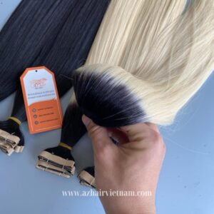 Luxury-Long-line-Tape-100%-Vietnamese-Human-Hair-Extensions-Ombre-Color