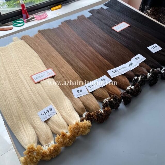 Premium-Colored-Flat-Tip-Keratin-Hair-Extensions-12A-Grade-Quality-Factory-Price