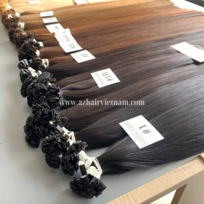 Premium-Colored-Flat-Tip-Keratin-Hair-Extensions-12A-Grade-Quality-Factory-Price