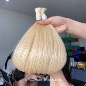 100%-Vietnamese -Bulk-Human-Hair-In-Light-Blonde-Color-Top-of-the-line-Quality