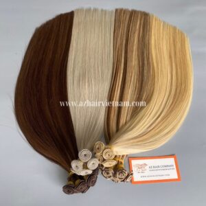 Meticulously-Handcrafted-Hand-tied-Weft-Hair-Extensions-100%-Vietnamese-Human-Hair