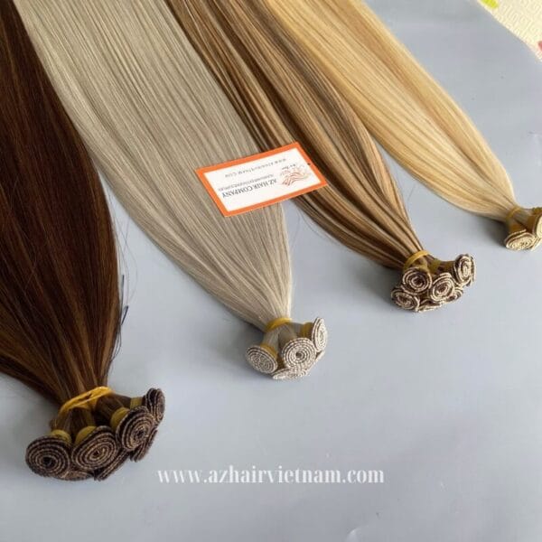 Meticulously-Handcrafted-Hand-tied-Weft-Hair-Extensions-100%-Vietnamese-Human-Hair