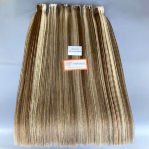 Special-Highlighted-Machine-Weft-Hair-Extensions-100%-Vietnamese-Human-Hair