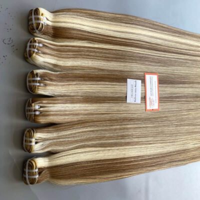 Special-Highlighted-Machine-Weft-Hair-Extensions-100%-Vietnamese-Human-Hair