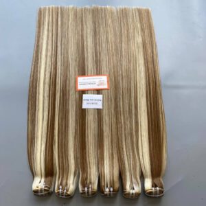 Special-Highlighted-Machine-Weft-Hair-Extensions-100%-Vietnamese-Human-Hair