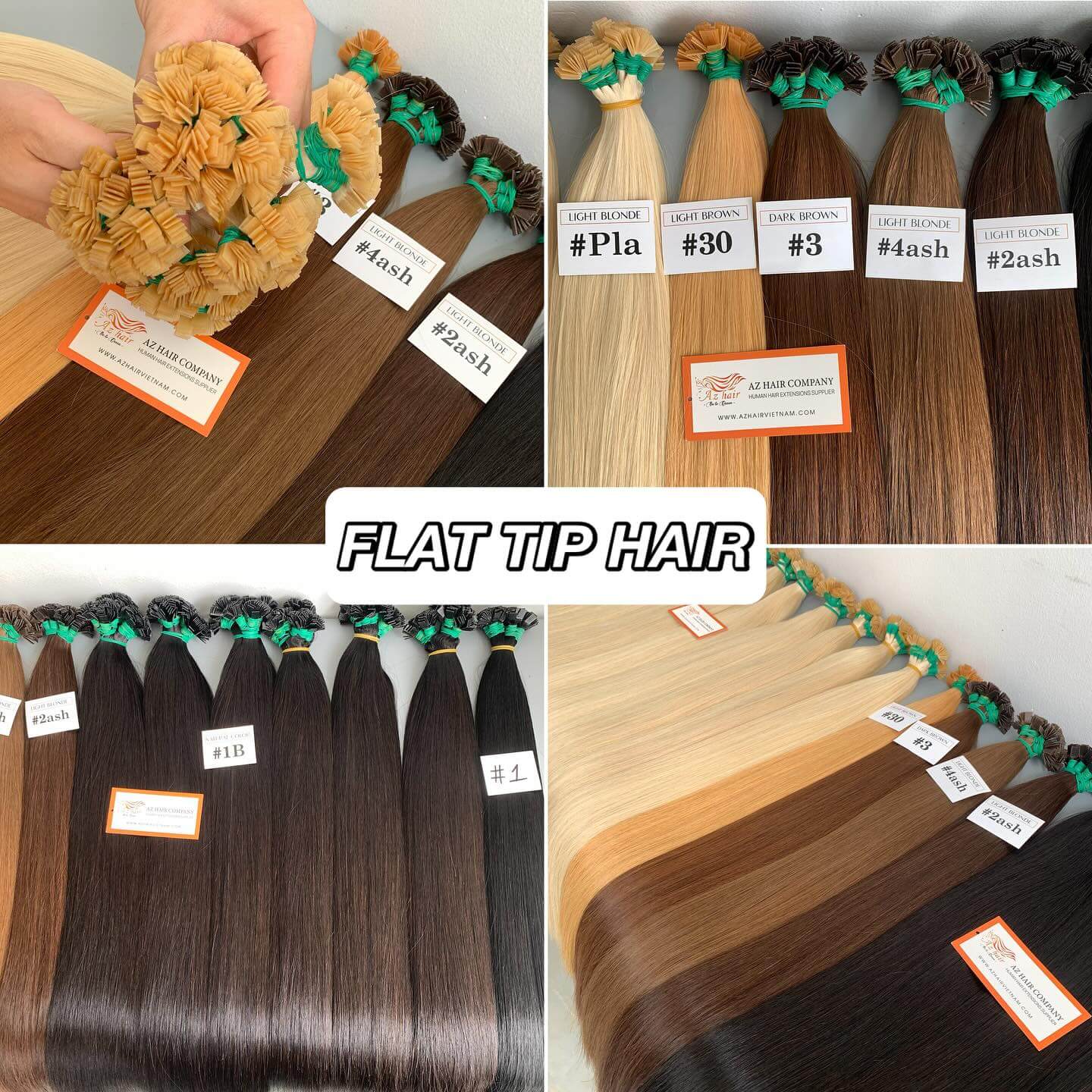 Fusion Flat Tip Hair Extensions