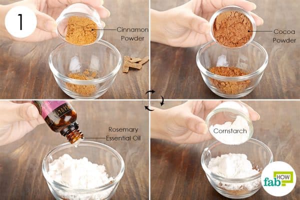 Cornstarch, Cocoa Powder & Cinnamon