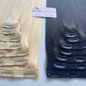 Clip in hair extensions