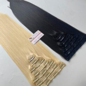 Clip in hair extensions