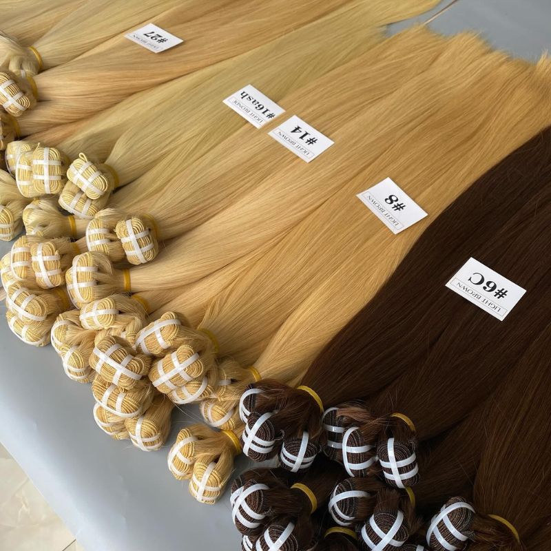 Premium-Hair-Quality-Colored-Weft-Hair-Extensions -Wholesale-Price
