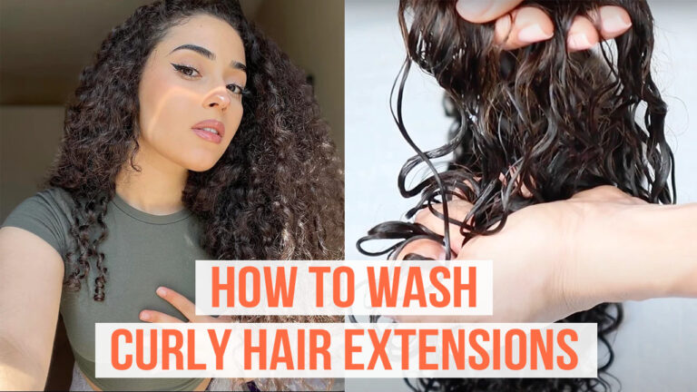 How-To-Wash-Curly-Hair-Extensions?