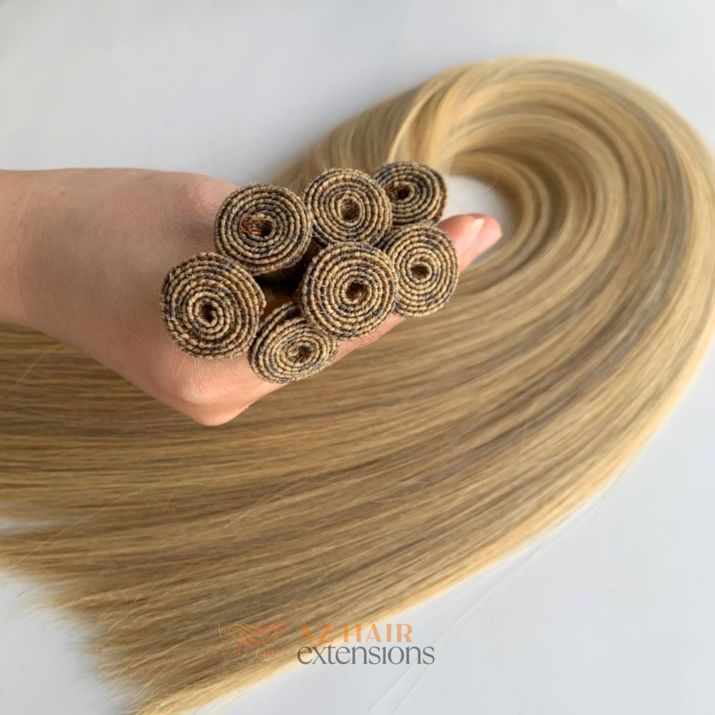 AZ Hand-tied Weft Hair Extensions