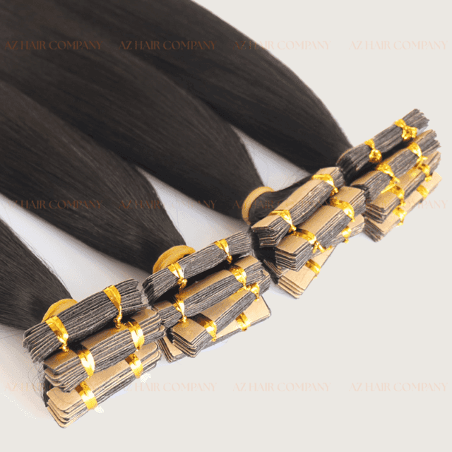 Super-Quality-Jet-Black-Color-Tape-In-Extensions-Factory-Price-3