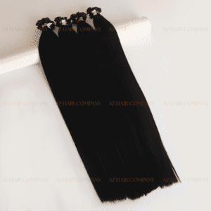 High-end 22-inches Vietnamese Keratin Flat Tip Extensions Color #1 Wholesale Price