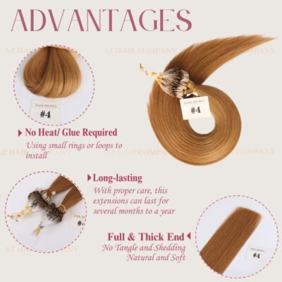 Microloop-Hair-Extensions-Color-#4-Vietnamese-High-Quality-Hair-hover