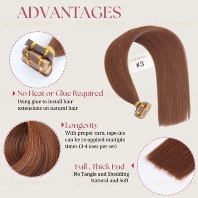 Tape-In-Hair-Exrensions-Color-#3-Dark-Brown-Richness-With-Seamless-Volume